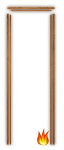 XL Solid Timber Core Oak Fire Door Lining (single door)